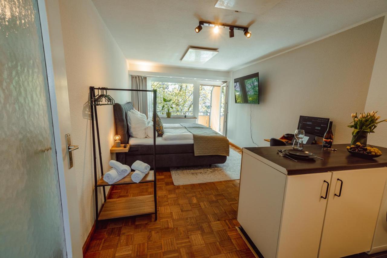 Studio Apartment Mit Parkplatz Oberesslingen Kültér fotó